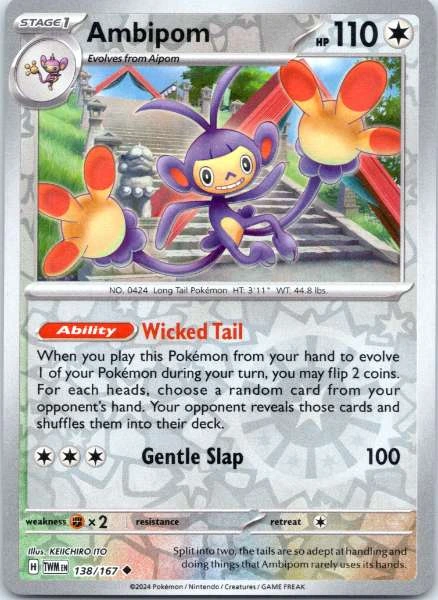 Ambipom - Twilight Masquerade #138/167