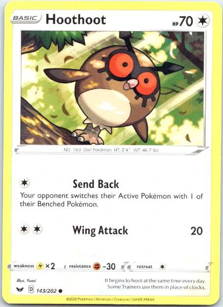 Hoothoot - Sword & Shield #143/202