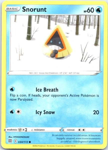 Snorunt - Brilliant Stars #034/172