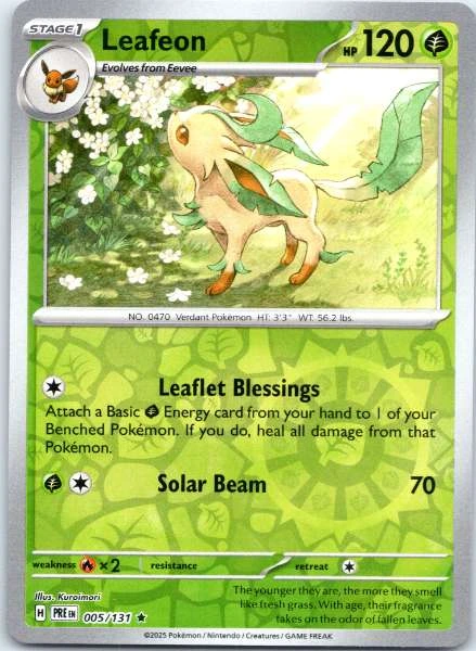 Leafeon - Prismatic Evolutions #005/131
