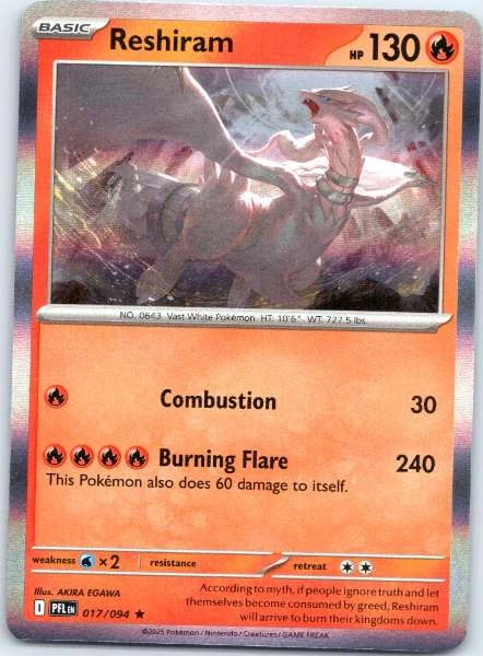 Reshiram - Phantasmal Flames #017/094