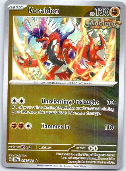 Koraidon - Surging Sparks #116/191