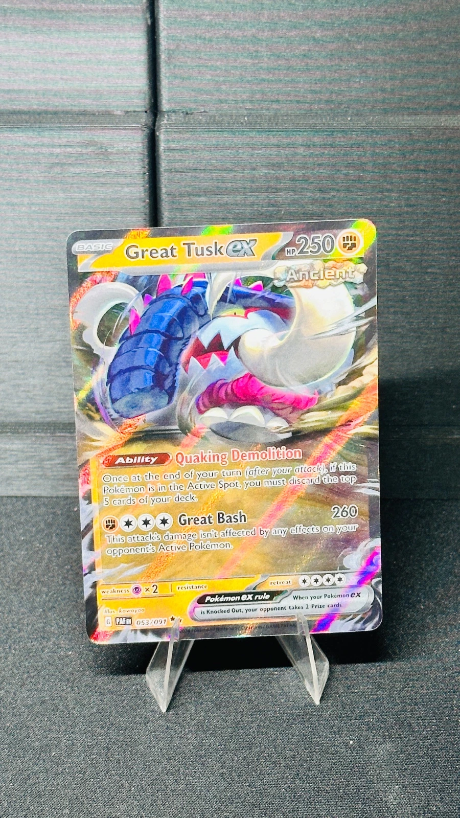 Great Tusk ex - Paldean Fates