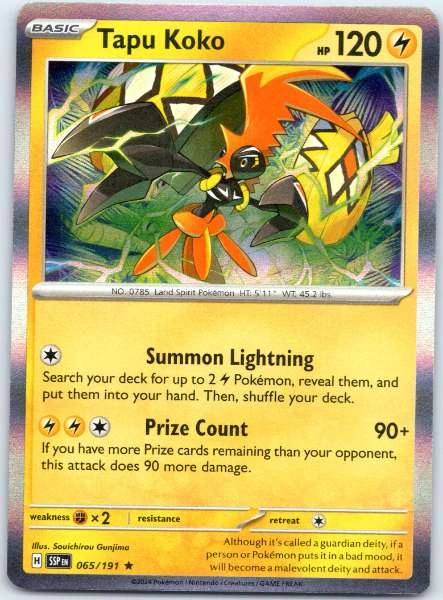 Tapu Koko - Surging Sparks #065/191