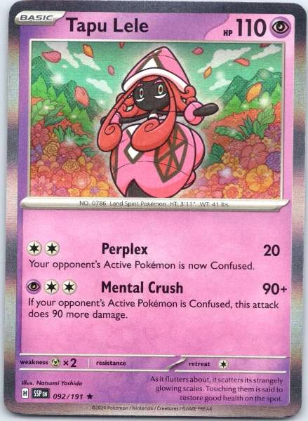 Tapu Lele - Surging Sparks #092/191