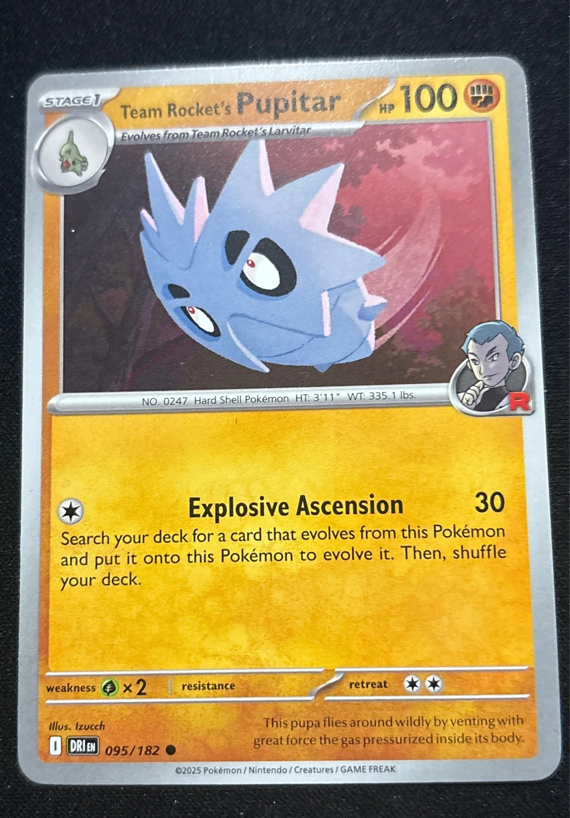 Team Rocket's Pupitar - Destined Rivals #095/182