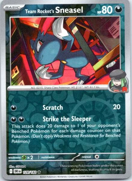 Team Rocket's Sneasel - Destined Rivals #128/182