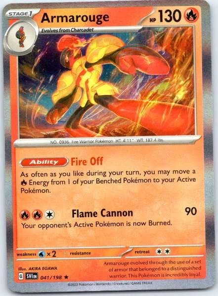 Armarouge - Scarlet & Violet Base Set #041/198