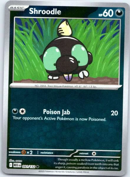 Shroodle - Mega Evolution #091/132