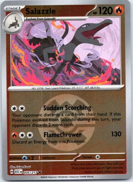 Salazzle - Me: Ascended Heroes #035/217
