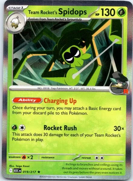 Team Rocket's Spidops - Ascended Heroes #019/217