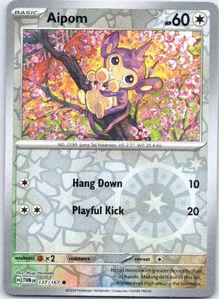 Aipom - Twilight Masquerade #137/167