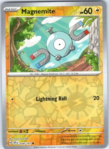 Magnemite - Surging Sparks #058/191