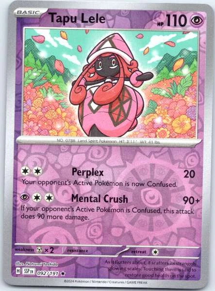 Tapu Lele - Surging Sparks #092/191