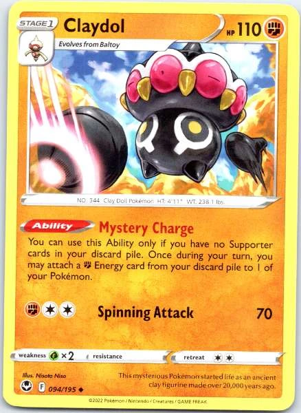 Claydol - Silver Tempest #094/195