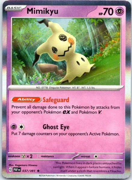 Mimikyu - Paldean Fates #037/091