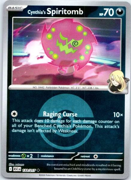 Cynthia's Spiritomb - Ascended Heroes #133/217