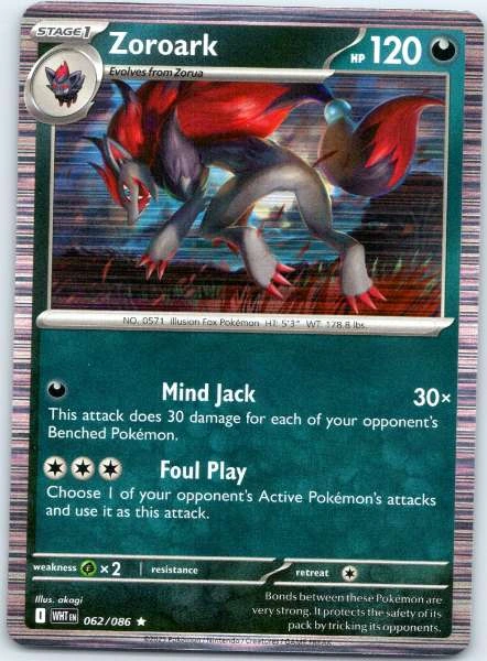 Zoroark - White Flare #062/086