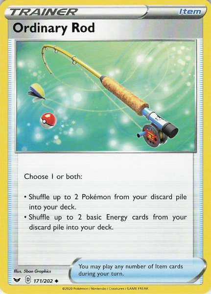 Ordinary Rod - Sword & Shield Base Set #171/202