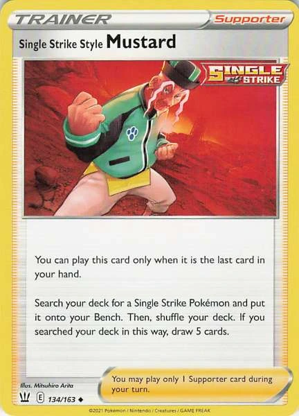 Single Strike Style Mustard - Battle Styles #134/163