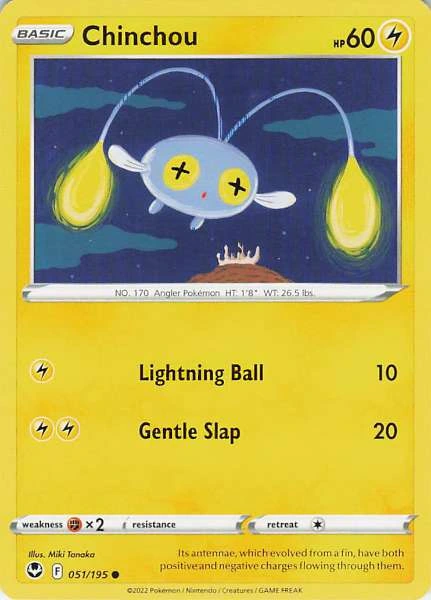 Chinchou - Silver Tempest #051/195