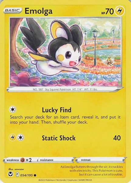 Emolga - Silver Tempest #054/195