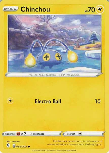 Chinchou - Evolving Skies #052/203