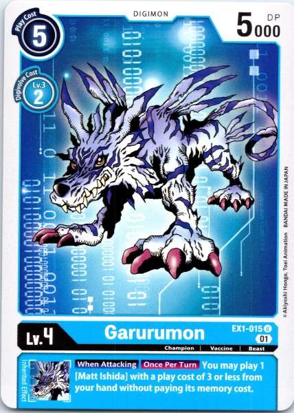 Garurumon - Classic Collection #EX1-015