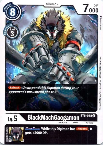 BlackMachGaogamon - Battle of Omni #BT5-068