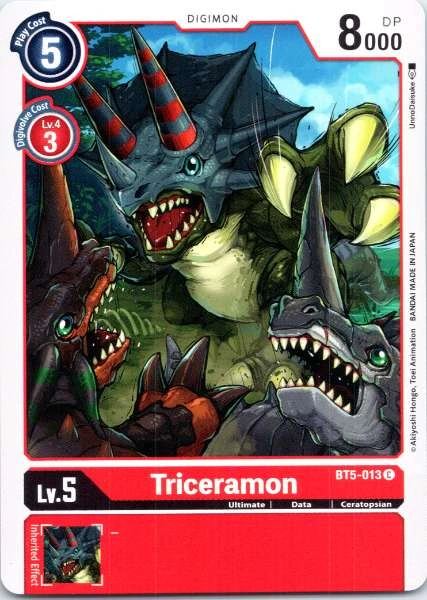 Triceramon - Battle of Omni #BT5-013