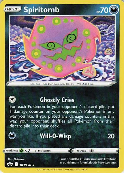 Spiritomb - Chilling Reign #103/198