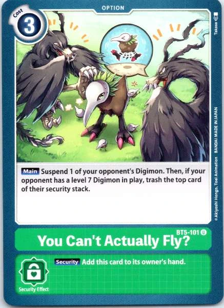 You Can't Actually Fly? - Battle of Omni #BT5-101