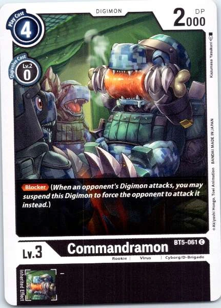 Commandramon - Battle of Omni #BT5-061