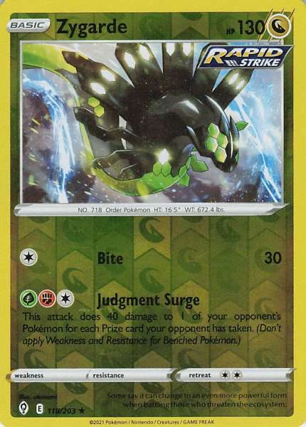 Zygarde - Evolving Skies #118/203