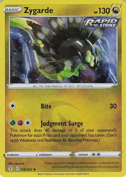 Zygarde - Evolving Skies #118/203