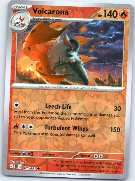 Volcarona - Surging Sparks #025/191