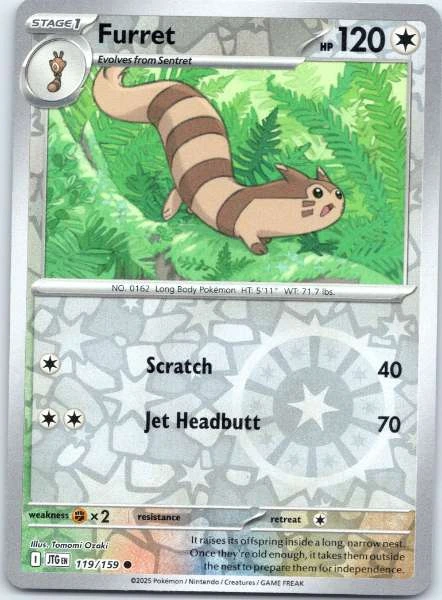 Furret - Journey Together #119/159