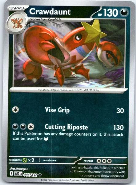Crawdaunt - Diamond & Pearl #085/132