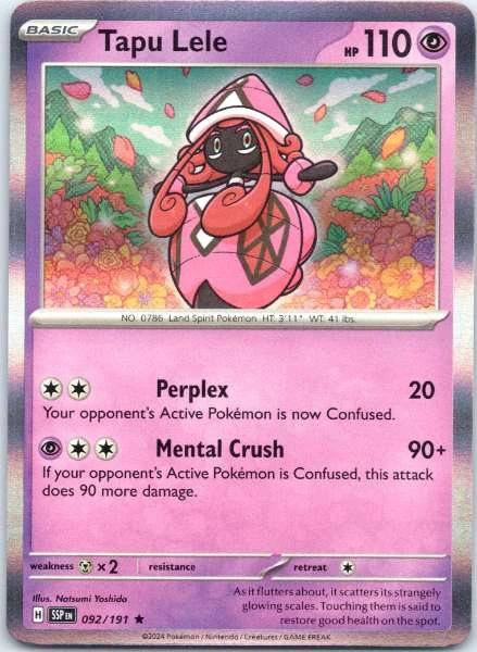 Tapu Lele - Surging Sparks #092/191