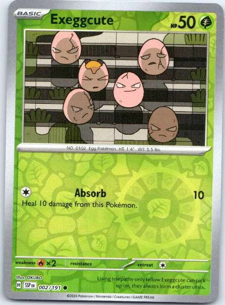 Exeggcute - Surging Sparks #002/191