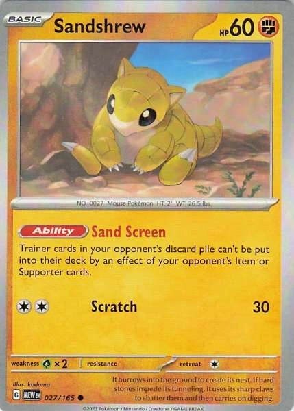 Sandshrew - 151 #027/165
