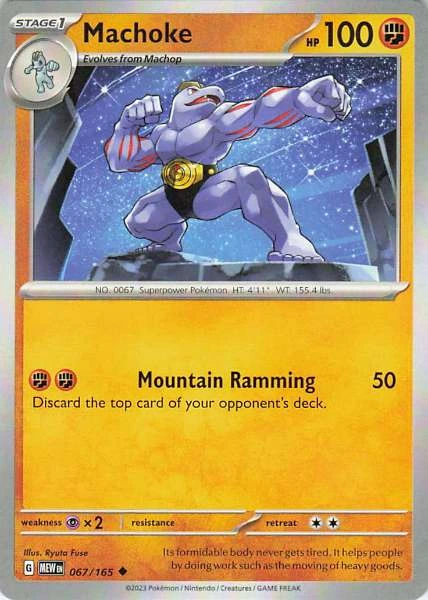 Machoke - Scarlet & Violet 151 #067/165