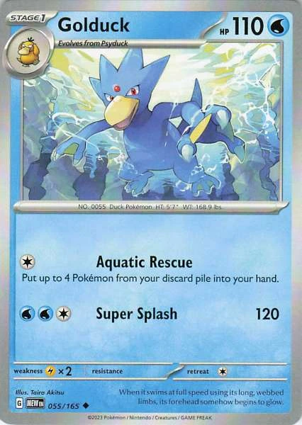 Golduck - Scarlet & Violet 151 #055/165