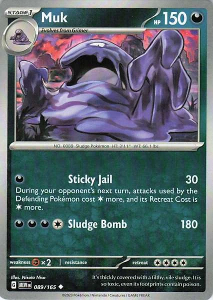 Muk - Scarlet & Violet 151 #089/165
