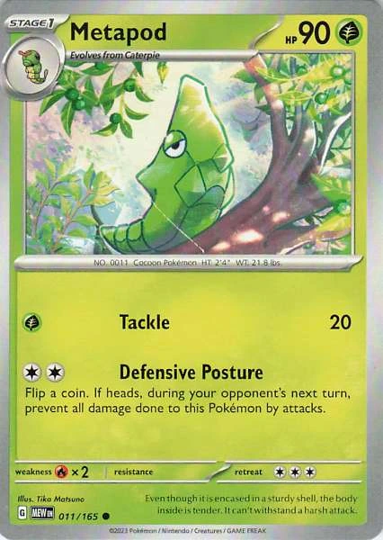 Metapod - 151 #011/165