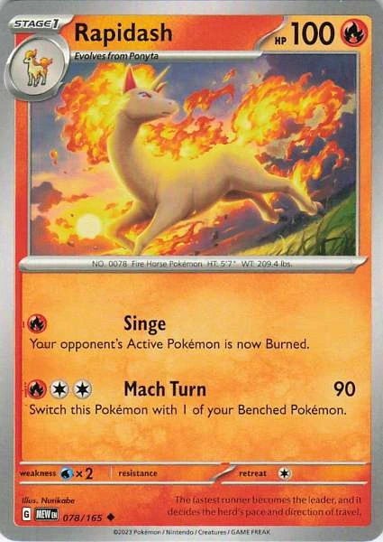 Rapidash - 151 #078/165
