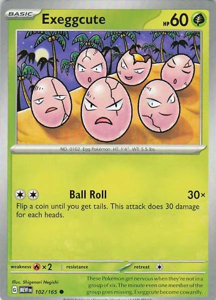 Exeggcute - Scarlet & Violet 151 #102/165