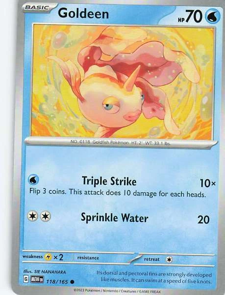 Goldeen - Scarlet & Violet 151 #118/165