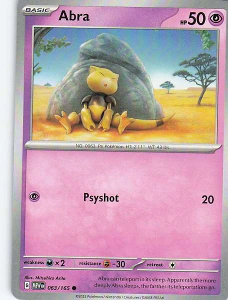 Abra - 151 #063/165