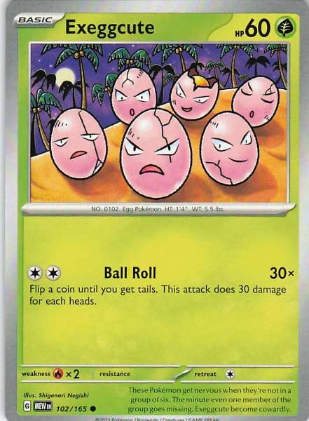 Exeggcute - Scarlet & Violet 151 #102/165